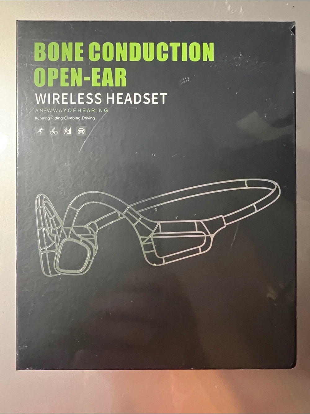 Bone Conduction Wireless Headset AMAZING SOUND! NEW & SEALED